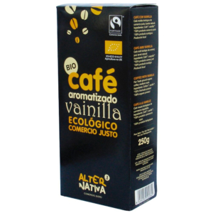 Cafe aromatizado a la vainilla molido bio 125g Alternativa