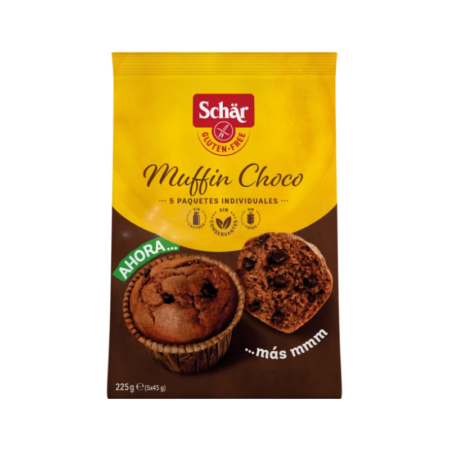 Muffin de chocolate 5x45g Schar