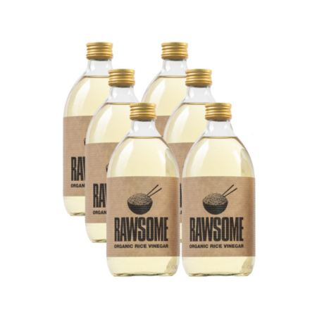 Vinagre de arroz bio 6x500ml rawsome