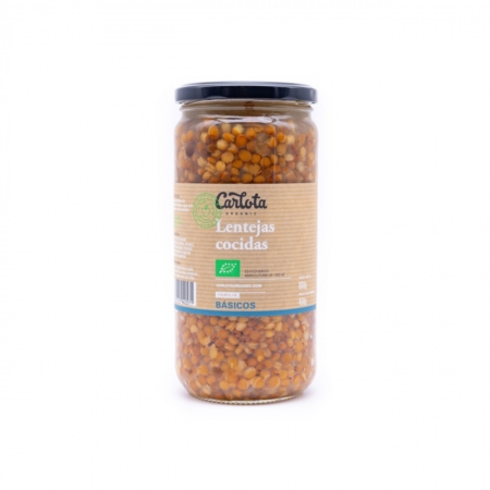 Lentejas cocidas Bio 720g Carlota Organic