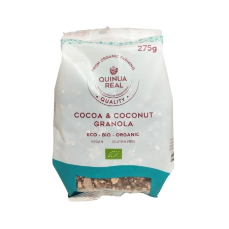 Granola quinoa con cacao y coco bio 275g Quinua Real