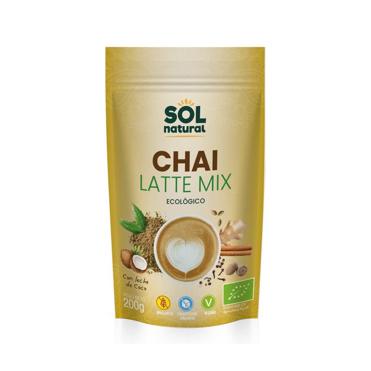 Chai latte Mix Bio 200g Sol Natural