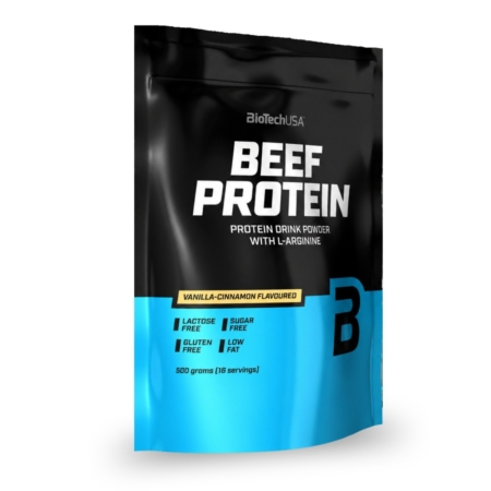 Proteina de ternera Beef Protein vainilla canela 500g BioTechUSA
