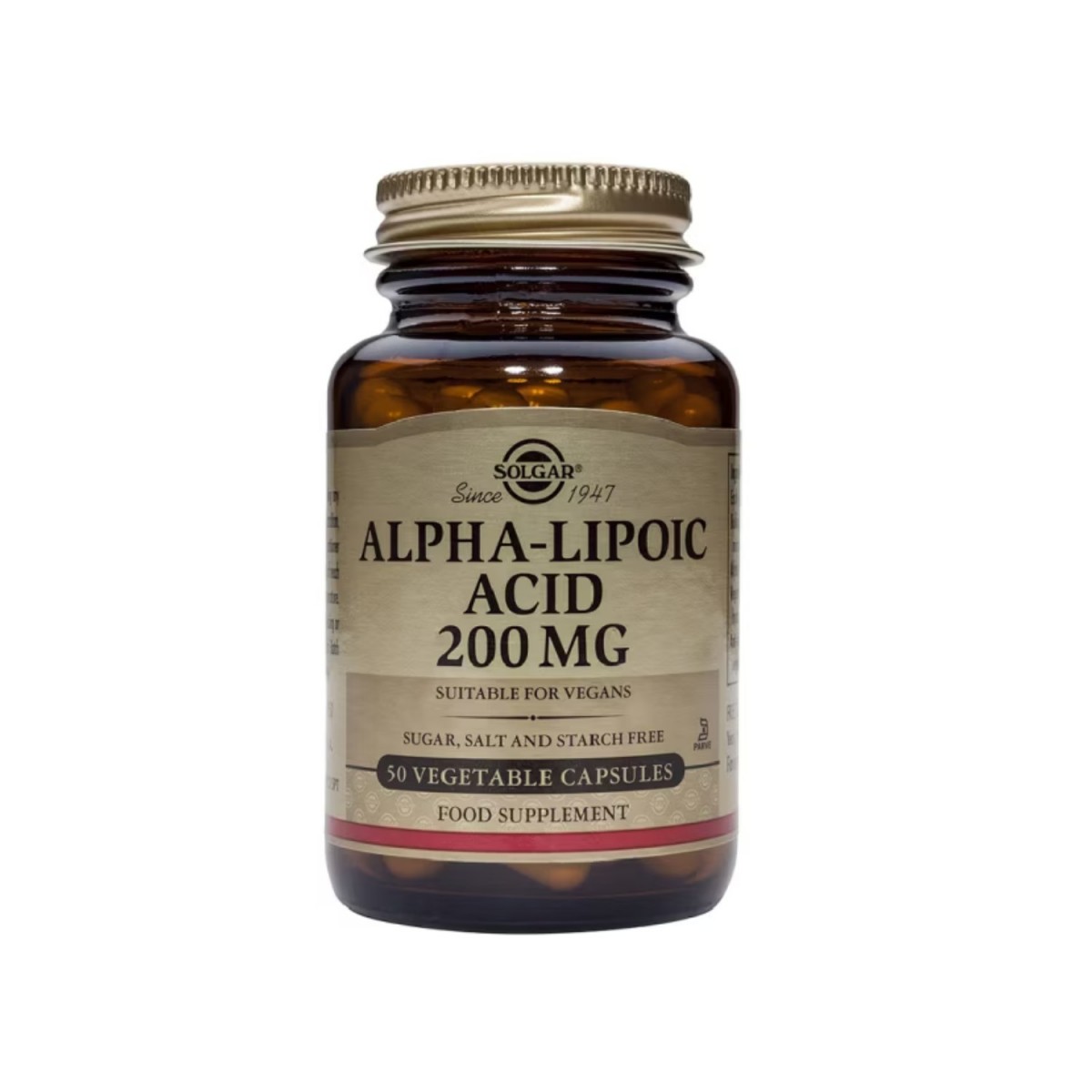 Acido alfa lipoico 200mg 50 vcaps Solgar