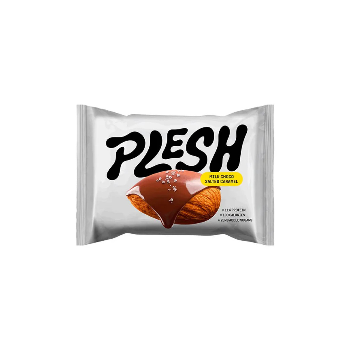 Almendras milk choco caramelo salado 30gr PLESH