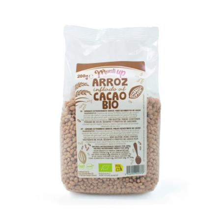 Arroz inflado con cacao sin gluten Bio 200g Muesli Up
