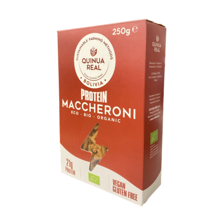 Macarrones Pasta proteica de quinoa real
