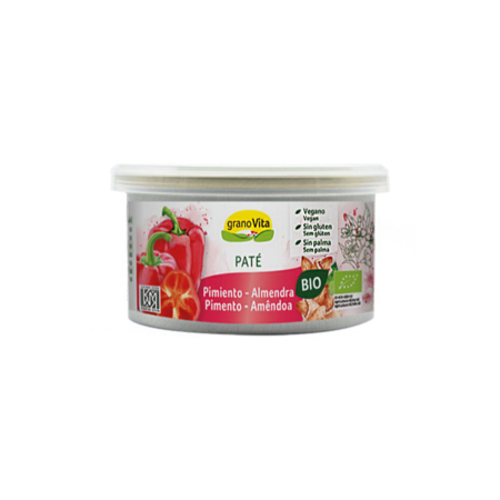 Pate de pimiento almendra Bio 125g Granovita