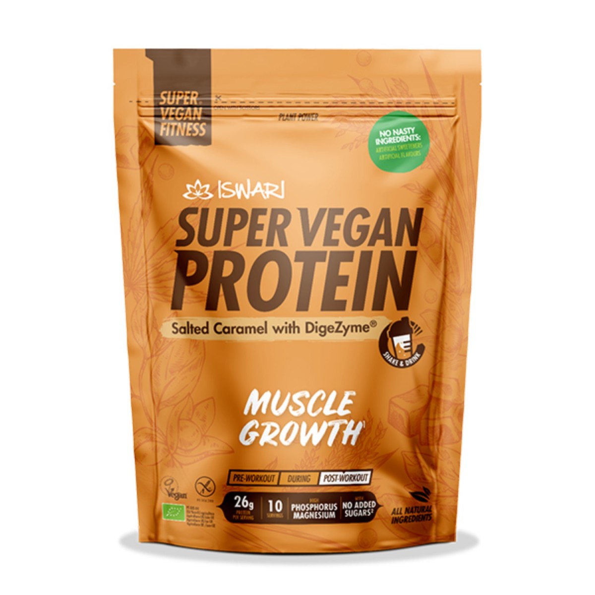 SVF Protein Salted Caramel Bio 400 g Iswari